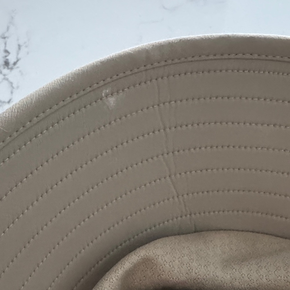 NWOT Lululemon athletica Tan Sun Hat with UPF 50 in sheer oak color - Picture 5 of 8
